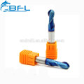 BFL Carbide Ball Nose Cutter Carbide Ball Nose End mill For CNC Milling